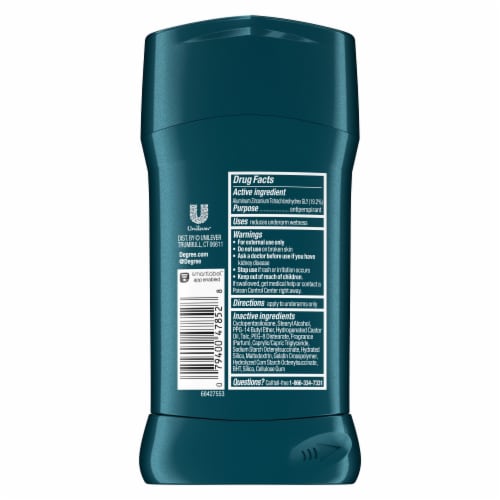 Degree Men Coconut & Mint Antiperspirant Deodorant Perspective: left