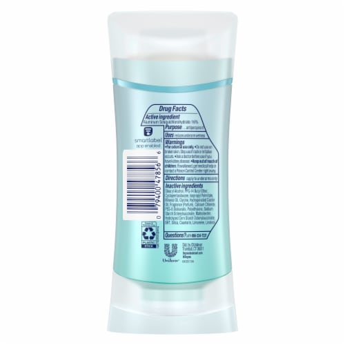 Degree Advanced Coconut & Hibiscus Antiperspirant Deodorant Perspective: left