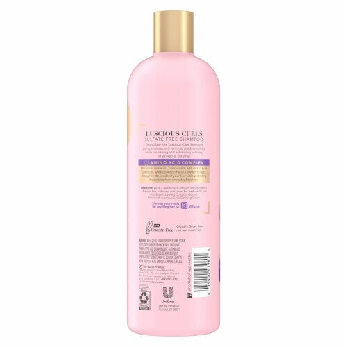 Suave Pink Luscious Curls Curls Defining Shampoo Perspective: left
