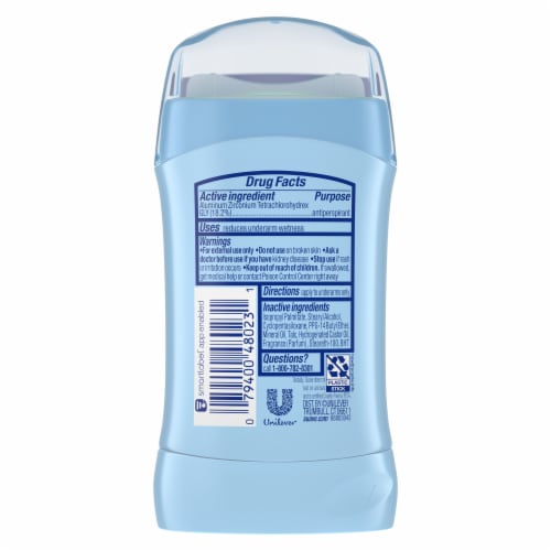 Suave Deodorant Sweet Pea Violet Antiperspirant Deodorant Stick Perspective: left