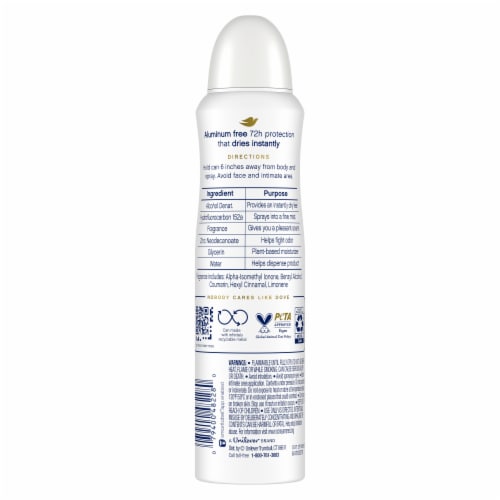 Dove Women's Antiperspirant Deodorant Spray Cucumber & Green Tea Aluminium-Free Perspective: left