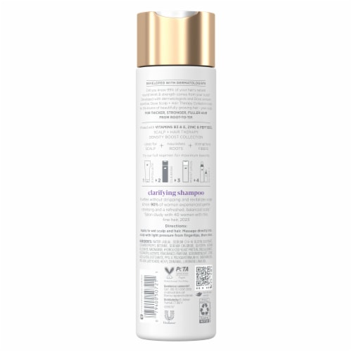 Dove Density Boost Clarifying Shampoo Scalp + Hair Therapy 9.25 oz Perspective: left