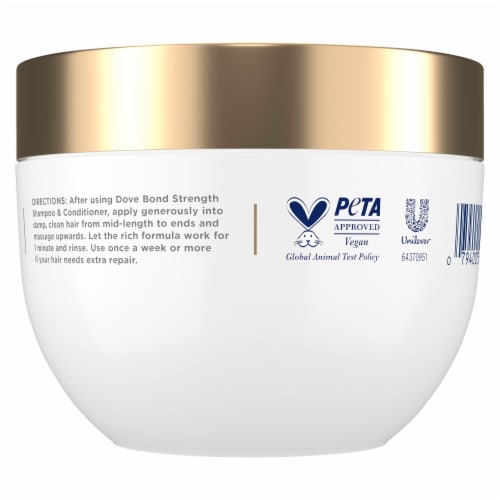 Dove Serum Hair Mask 10 in 1 Bond Strength for Damaged Hair with BIO PROTEIN CARE™ Perspective: left