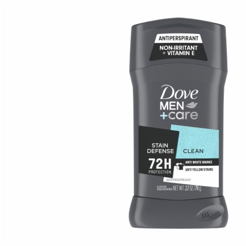 Dove Men+Care Deodorant Stick Stain Defense Clean Perspective: left
