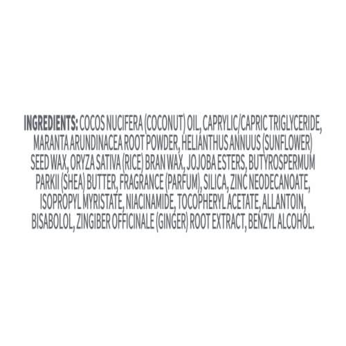 Dove Whole Body Deodorant Stick Aluminum Free Anti-Friction Coconut + Vanilla Perspective: left