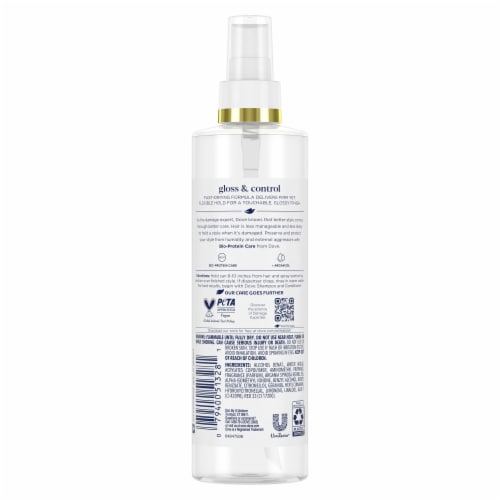 Dove Extra Hold Styling Hairspray Gloss & Control Hairspray Non-aerosol 9.25 fl oz Perspective: left