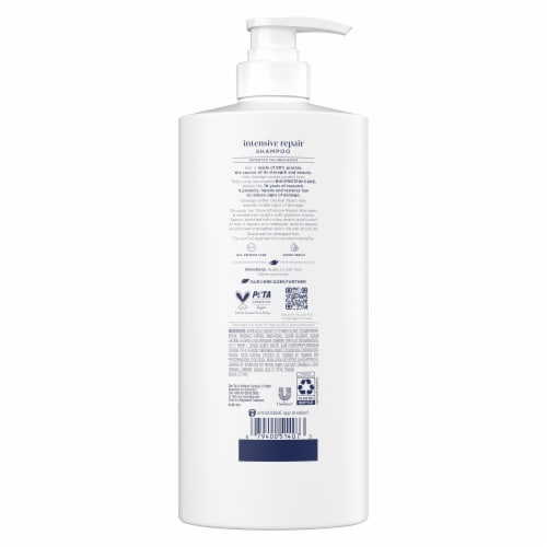 Dove Shampoo Intensive Repair Perspective: left