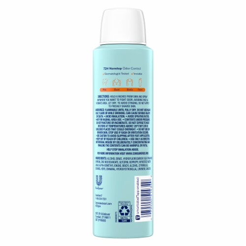 Degree Whole Body Deodorant Spray For Women Fresh Citrus Perspective: left