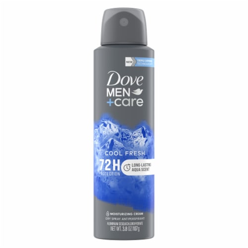 Dove Men+Care Men's Antiperspirant Deodorant Spray Cool Fresh Perspective: left