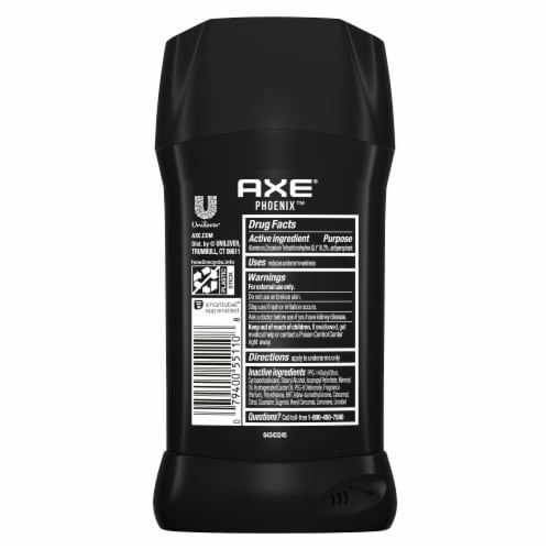 Axe Men's Deodorant Stick Phoenix Mint and Rosemary Perspective: left