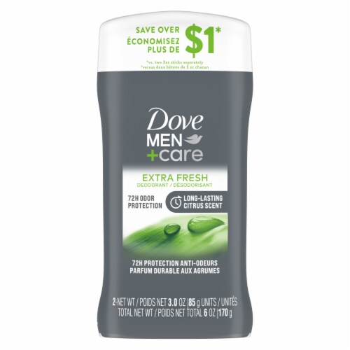 Dove Men+Care Extra Fresh Deodorant Stick Perspective: left