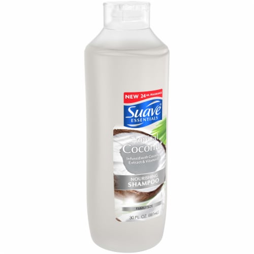 Suave® Essentials Tropical Coconut Nourishing Shampoo for Dry Hair Perspective: left