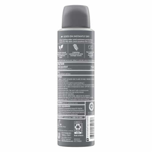 Dove Men+Care Men's Antiperspirant  Dry Spray Sandalwood & Orange Perspective: left