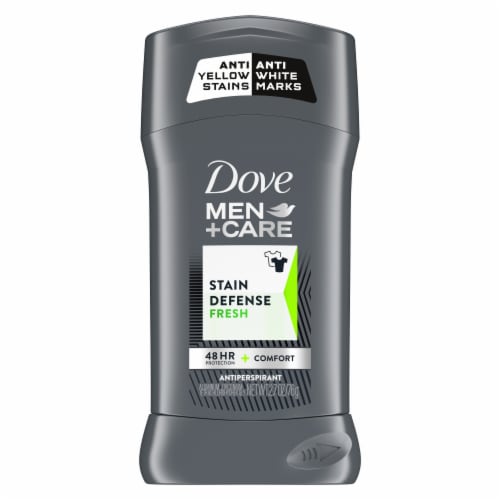 Dove Men+Care Stain Defense Fresh Antiperspirant Deodorant Perspective: left