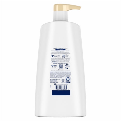 Dove Shampoo for Dry Hair Shampoo with Oil Blend of Coconut, Jojoba & Sweet Almond Perspective: left