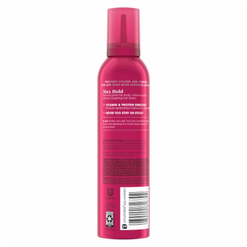 Suave Max Hold Volumizing Mousse Perspective: left