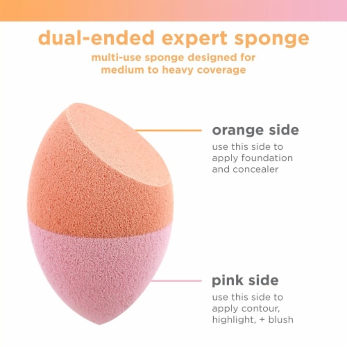 Real Techniques Dual Ended Sponge Perspective: left