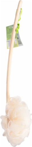 Ecotools® EcoPouf Bath Brush Perspective: left
