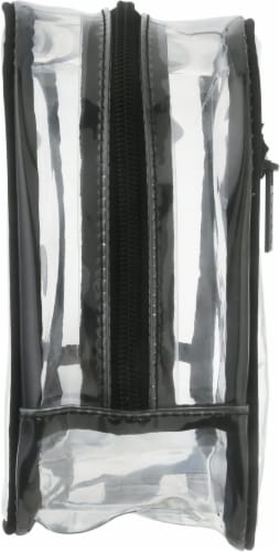 Modella Basics Large PVC Organizer Cosmetics Bag Perspective: left