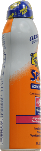 Banana Boat Sport Active Dry Protect Continuous Spray Sunscreen SPF 50 Perspective: left