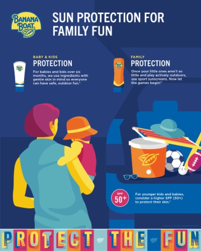 Banana Boat Kids Max Protect & Play SPF 100 Sunscreen Clear Spray Perspective: left