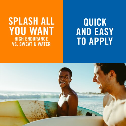 Banana Boat Sport Ultra Sunscreen Spray SPF 60 Broad Spectrum Superior Endurance Vs Sweat + Water Perspective: left