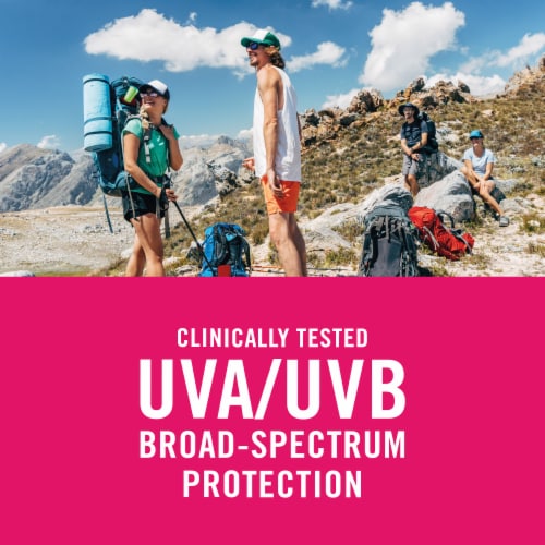 Banana Boat Sport Mineral Sunscreen Spray SPF 50+ 100% Mineral High Endurance Vs Sweat + Water Perspective: left