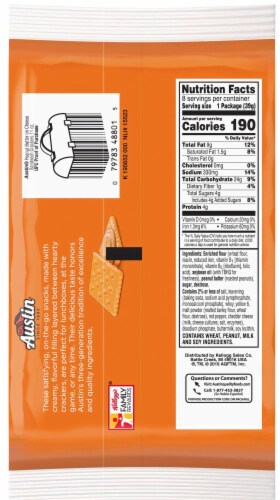 Austin Peanut Butter Cheese Sandwich Cracker, 1.38 Ounce -- 96 per case Perspective: left