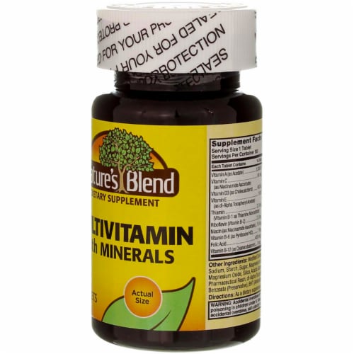 Natures Blend Multivitamin With Mineral Perspective: left