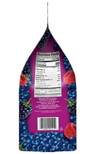 Wyman's Triple Berry Mix Frozen Fruit Perspective: left