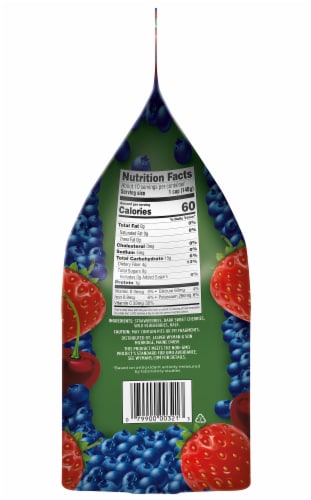 Wyman's® Cherry Berry & Kale Mix Frozen Fruit Perspective: left
