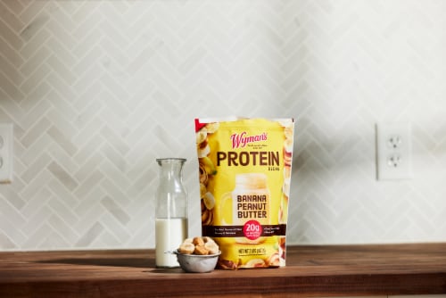 Wyman's® Banana Peanut Butter Protein Blend Perspective: left