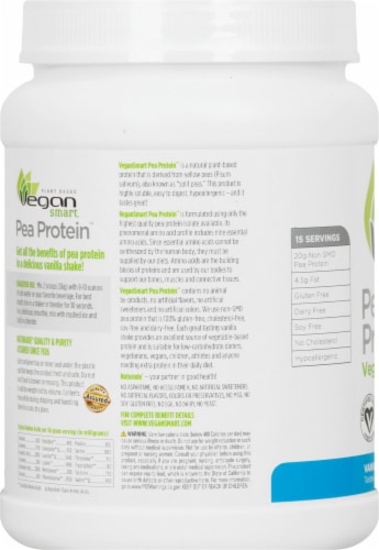 Naturade Pea Protein Vanilla Vegan Shake Perspective: left