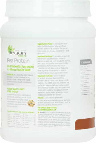 Naturade Chocolate Pea Protein Vegan Shake Perspective: left