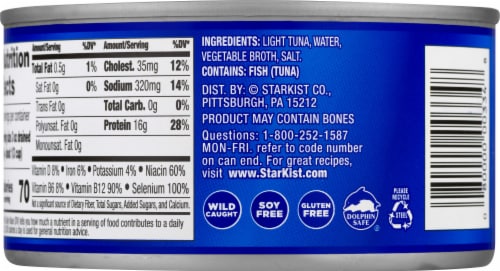 StarKist Chunk Light Tuna in Water Cans Perspective: left
