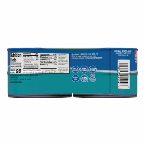 StarKist 4 Pack Chunk Light Tuna in Water Perspective: left