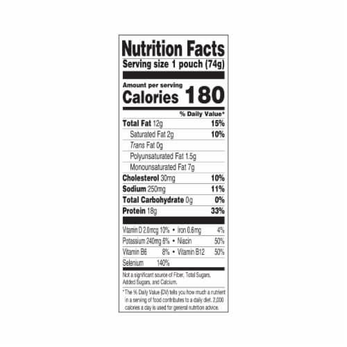 StarKist® Selects E.V.O.O. Yellowfin Tuna in Extra Virgin Olive Oil Pouch Perspective: left