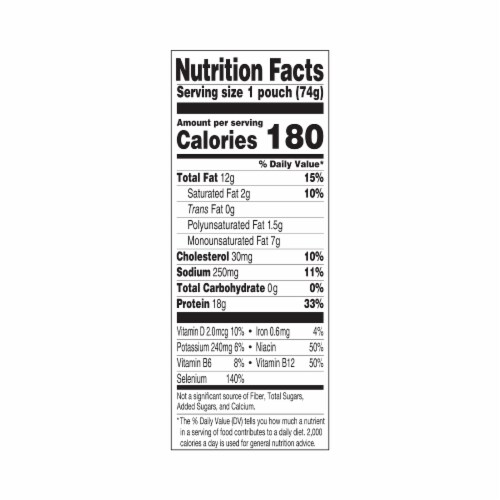 StarKist® Selects E.V.O.O. Yellowfin Tuna in Extra Virgin Olive Oil Pouch Perspective: left