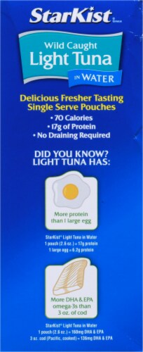 StarKist® Chunk Light Tuna in Water Pouches Value Pack Perspective: left