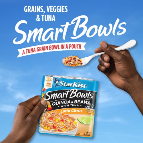 StarKist Smart Bowls Latin Citrus Tuna with Quinoa & Beans Pouch Perspective: left