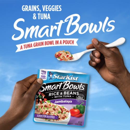 StarKist Smart Bowls Jambalaya Tuna with Rice and Beans Pouch Perspective: left