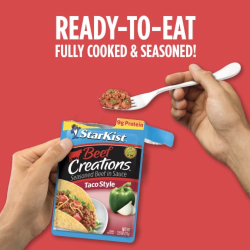 StarKist Beef Creations Taco Style Pouch Perspective: left
