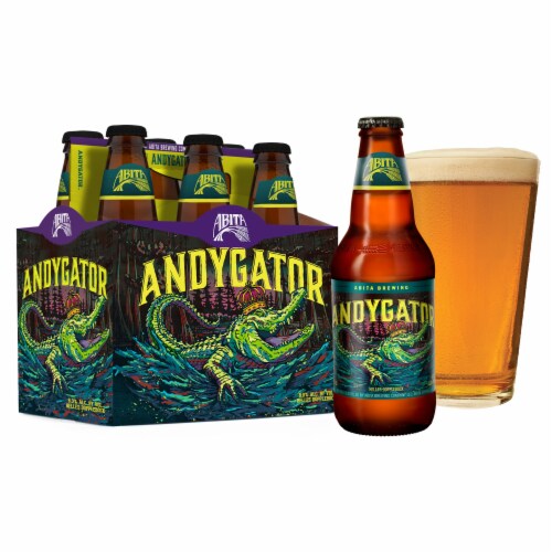 Abita Andy Gator Helles Doppelbock Bottles Perspective: left
