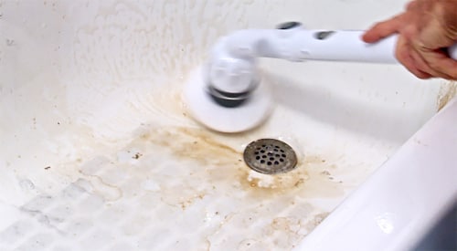 Clorox Scrubtastic Power Scrubber - White Perspective: left