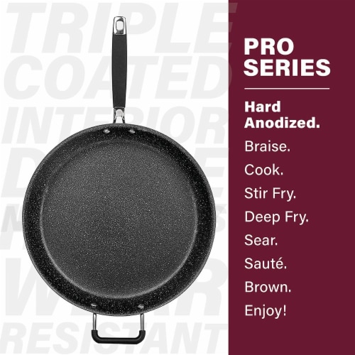 Granite Stone Pro Frying Pan Perspective: left
