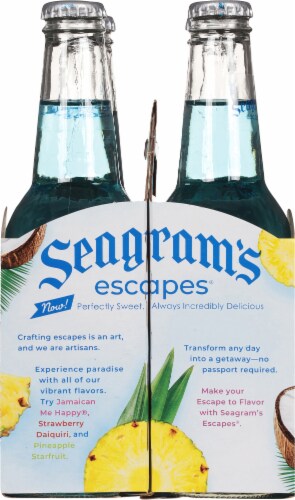 Seagram's Escapes® Calypso Colada Pineapple & Coconut Flavored Hard Beverage Cooler Perspective: left