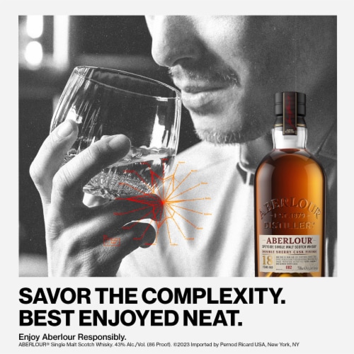 Aberlour Aged 18 Years Single Malt Scotch Whisky Perspective: left