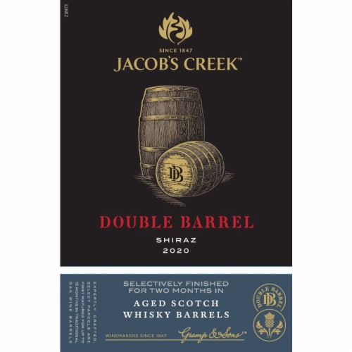 Jacob's Creek Double Barrel Shiraz Australia Red Wine Perspective: left