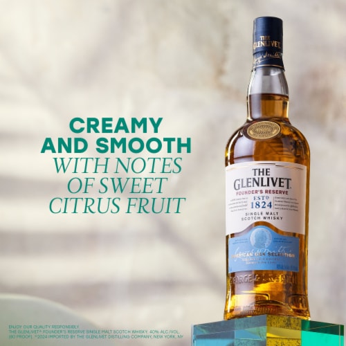 The Glenlivet Founder's Reserve Single Malt Scotch Perspective: left