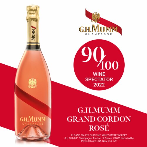 G.H. Mumm Brut Mumm Grand Cordon Champagne France Sparkling Wine, 750 ml -  Harris Teeter